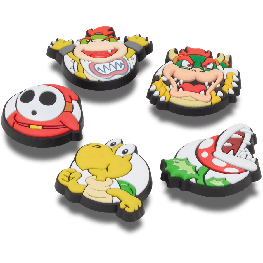 Super Mario™ Bösewichte 5er-Pack - benutzerdefinierter Winkel - Jibbitz Charms