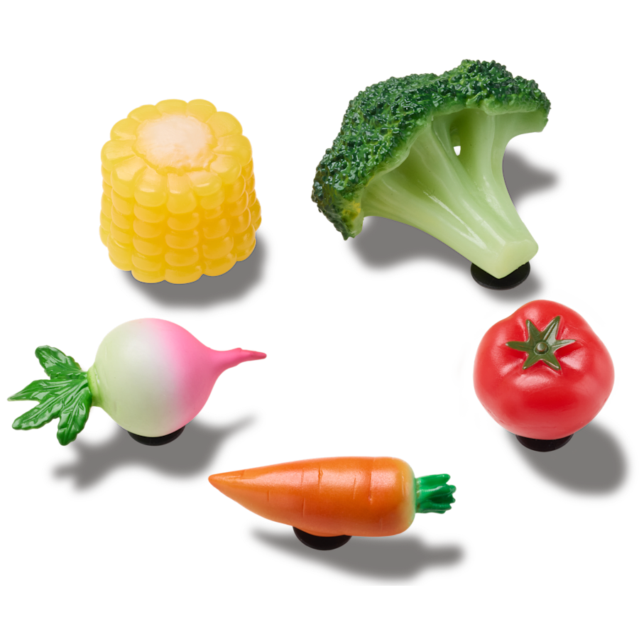 Realistic Veggies 5 Pack - Custom Angle - Jibbitz Charms