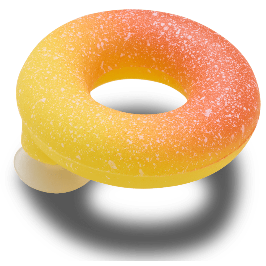 Orange and Yellow Ring Candy - aangepaste hoek - Jibbitz Charms