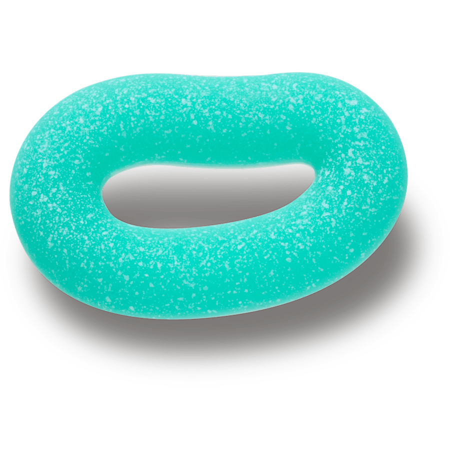Blue Ring Candy - accessoire weergave - Jibbitz Charms