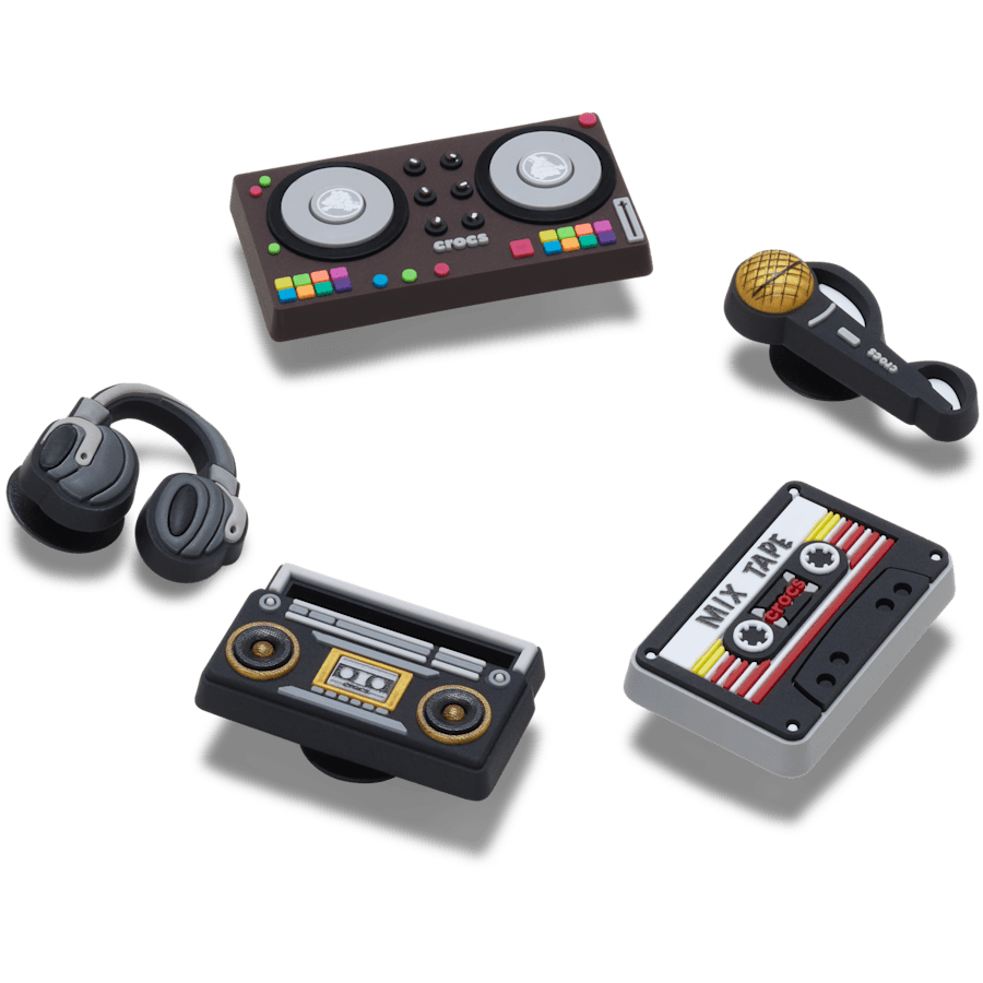 Mic Drop 5 Pack - angle personnalisé - Jibbitz Charms