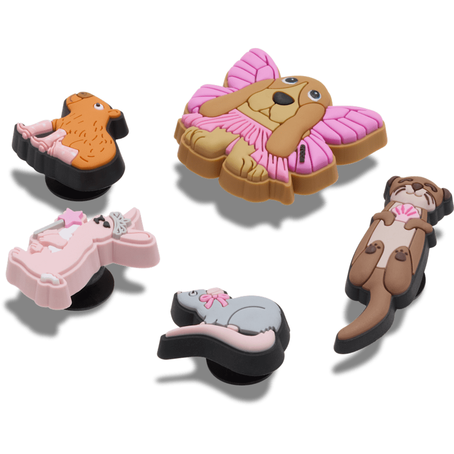 Silly Animals 5 Pack - mukautettu kulma - Jibbitz Charms