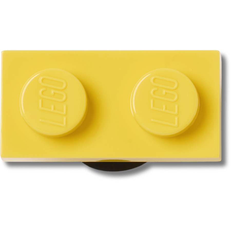 LEGO® Yellow Tile 1x2 - lisävarustenäkymä - Jibbitz Charms