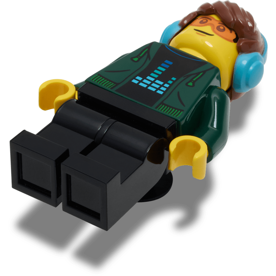 LEGO Gaming Minifigure - mukautettu kulma - Jibbitz Charms