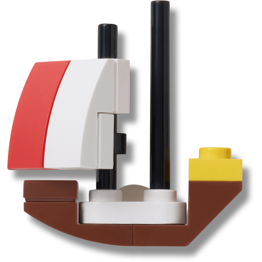 LEGO® Sailboat - lisävarustenäkymä - Jibbitz Charms