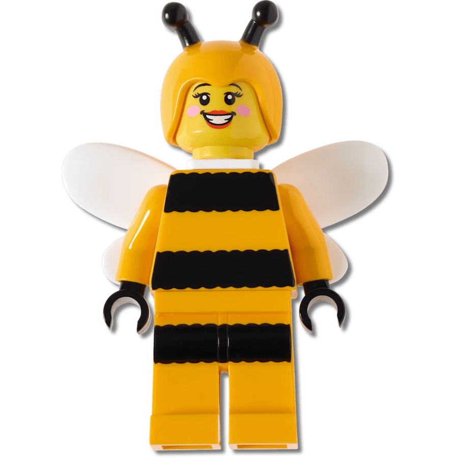 LEGO® Bumblebee Minifigure - lisävarustenäkymä - Jibbitz Charms
