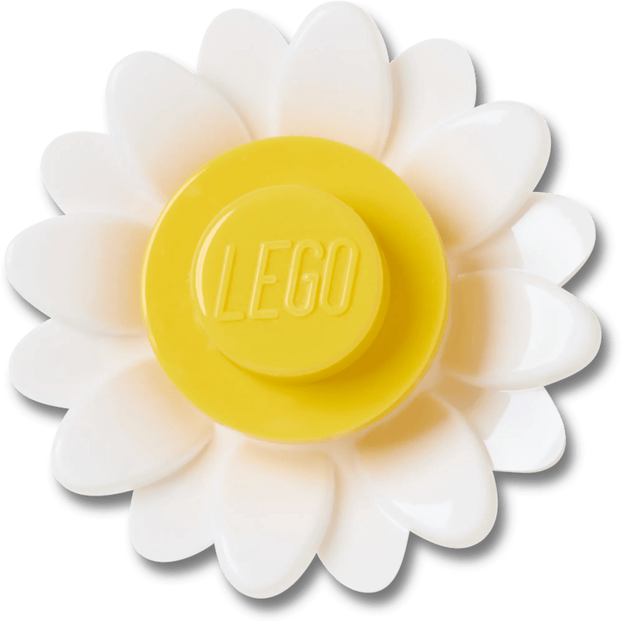 LEGO® White Flower - lisävarustenäkymä - Jibbitz Charms