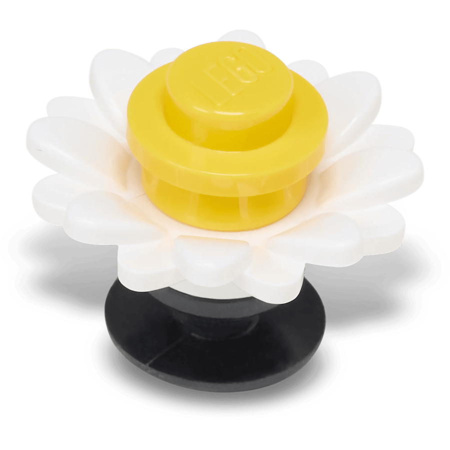 LEGO® White Flower - mukautettu kulma - Jibbitz Charms