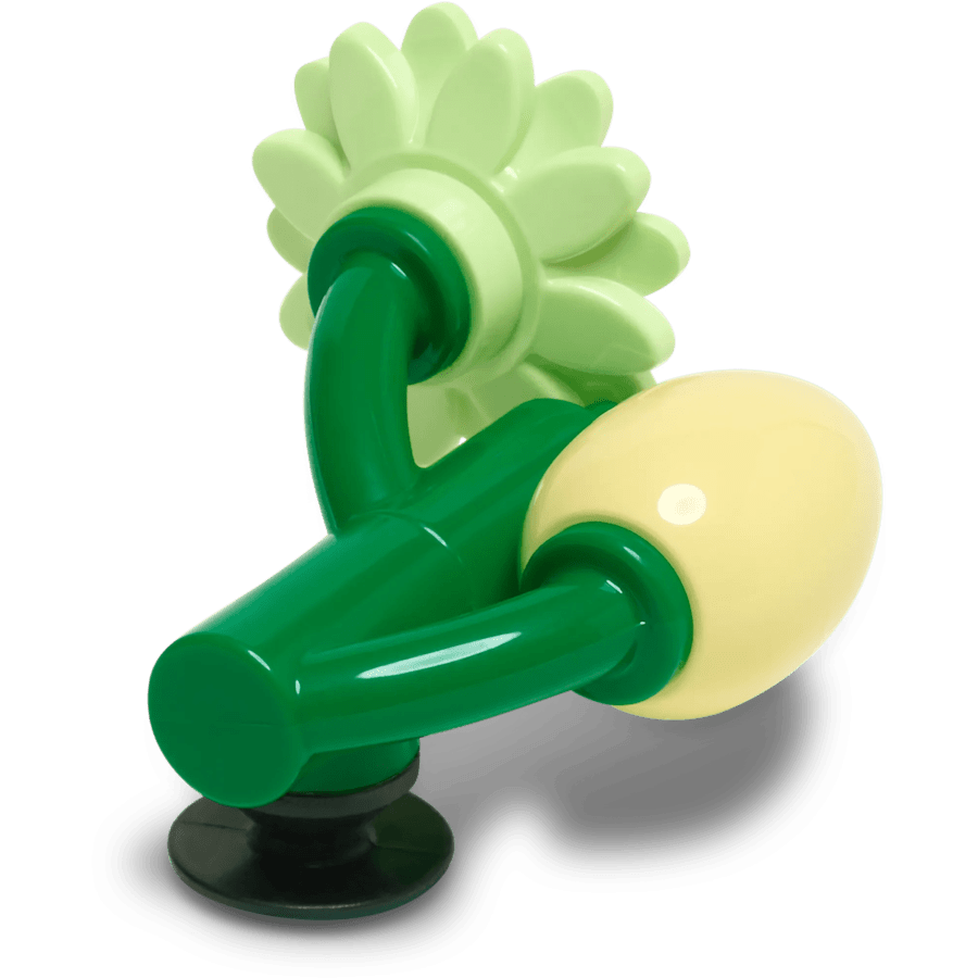 LEGO® Yellow Flower Bud - mukautettu kulma - Jibbitz Charms