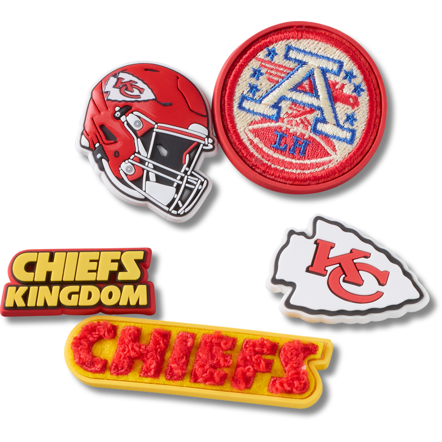 NFL Kansas City Chiefs 5 Pack - vue accessoire - Jibbitz Charms
