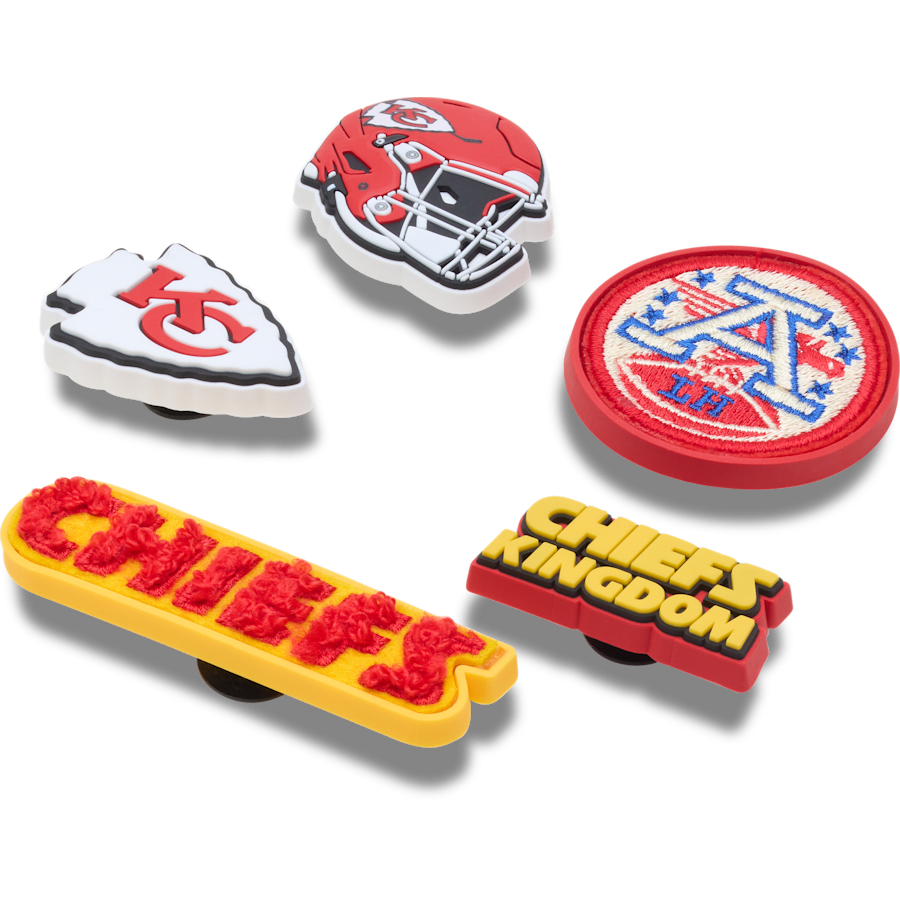 NFL Kansas City Chiefs 5 Pack - Angle personnalisé - Jibbitz Charms