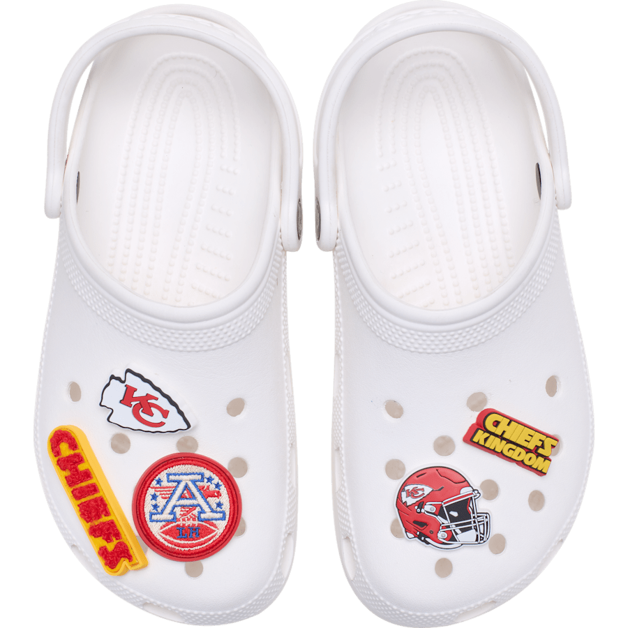 NFL Kansas City Chiefs 5 Pack - charm-on-shoes - Jibbitz Charms