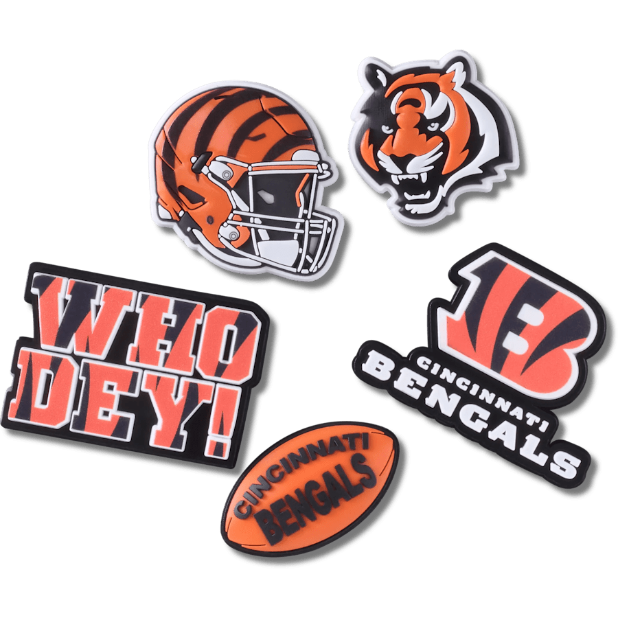 Crocs NFL Cincinnati Bengals 5 Pack