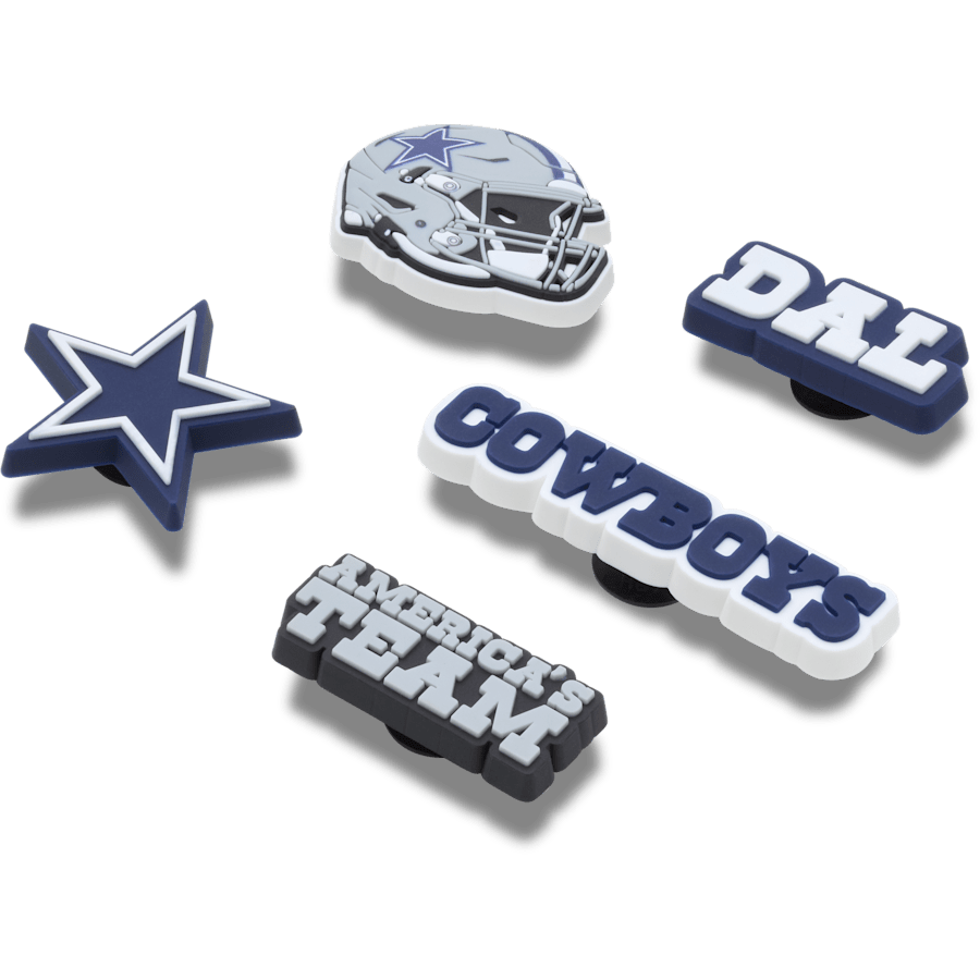 NFL Dallas Cowboys 5 Pack - Angle personnalisé - Jibbitz Charms
