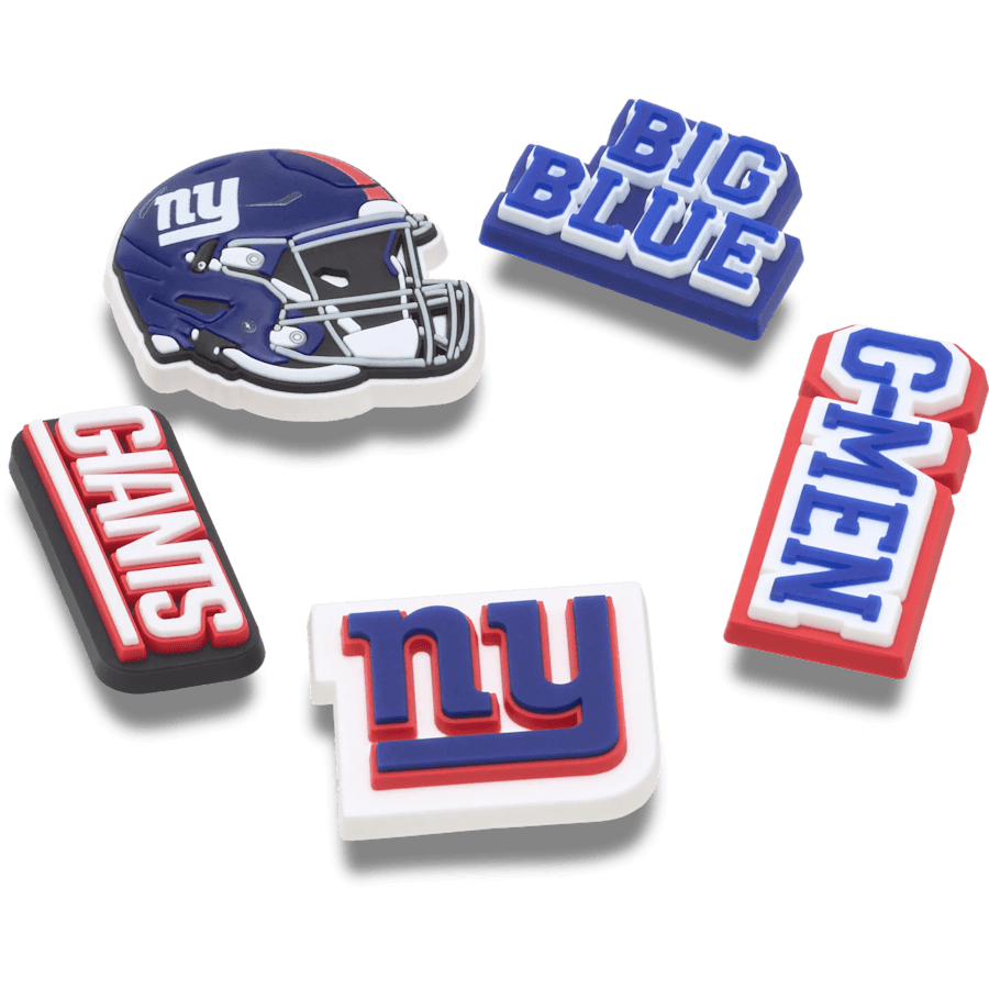 NFL New York Giants 5 Pack - Custom Angle - Jibbitz Charms