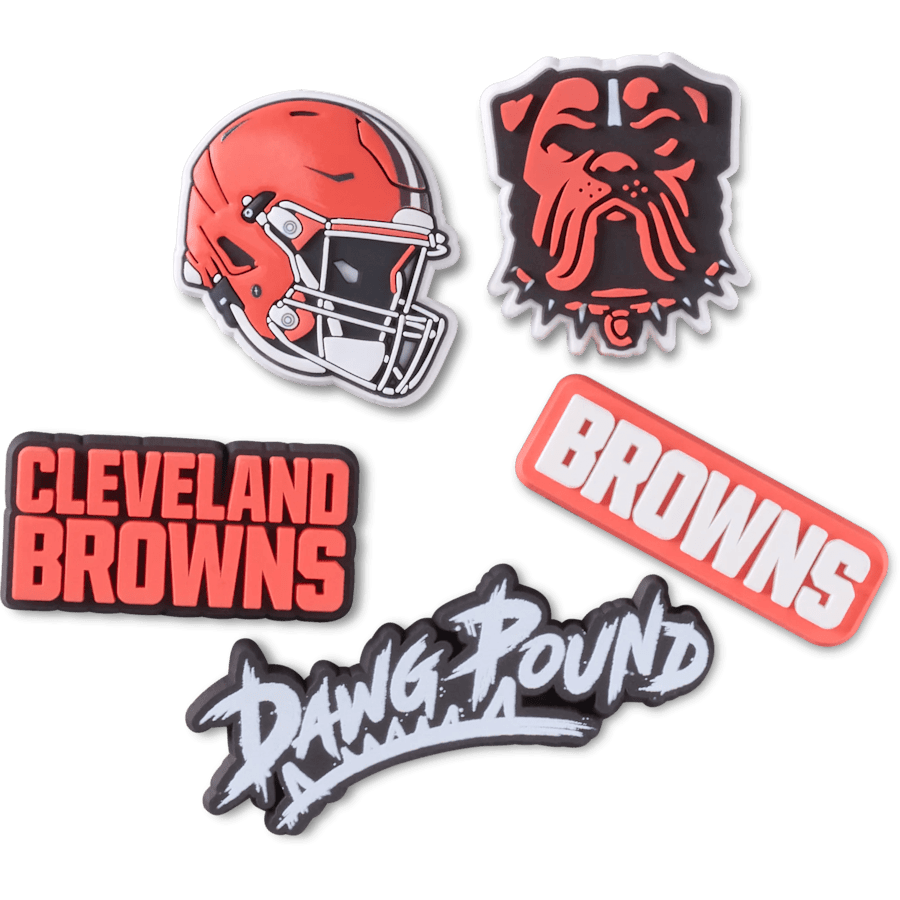 Crocs NFL Cleveland Browns 5 Pack