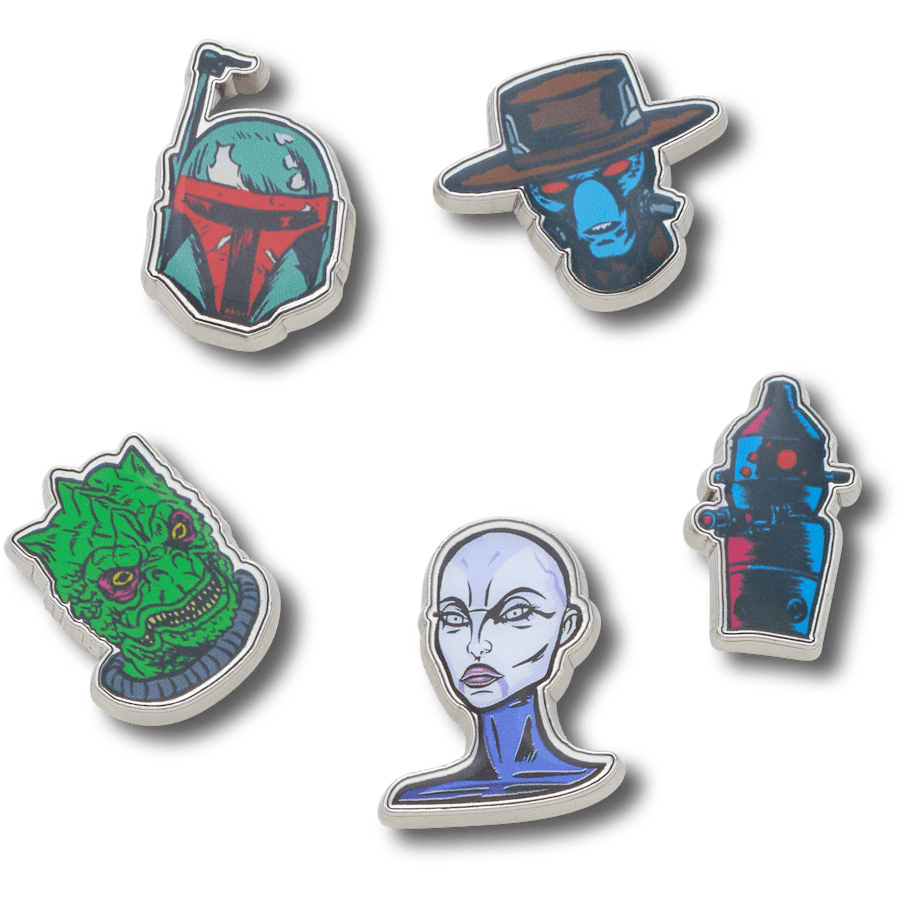 STAR WARS™ -hahmot, viiden pakkaus - lisävarustenäkymä - Jibbitz Charms