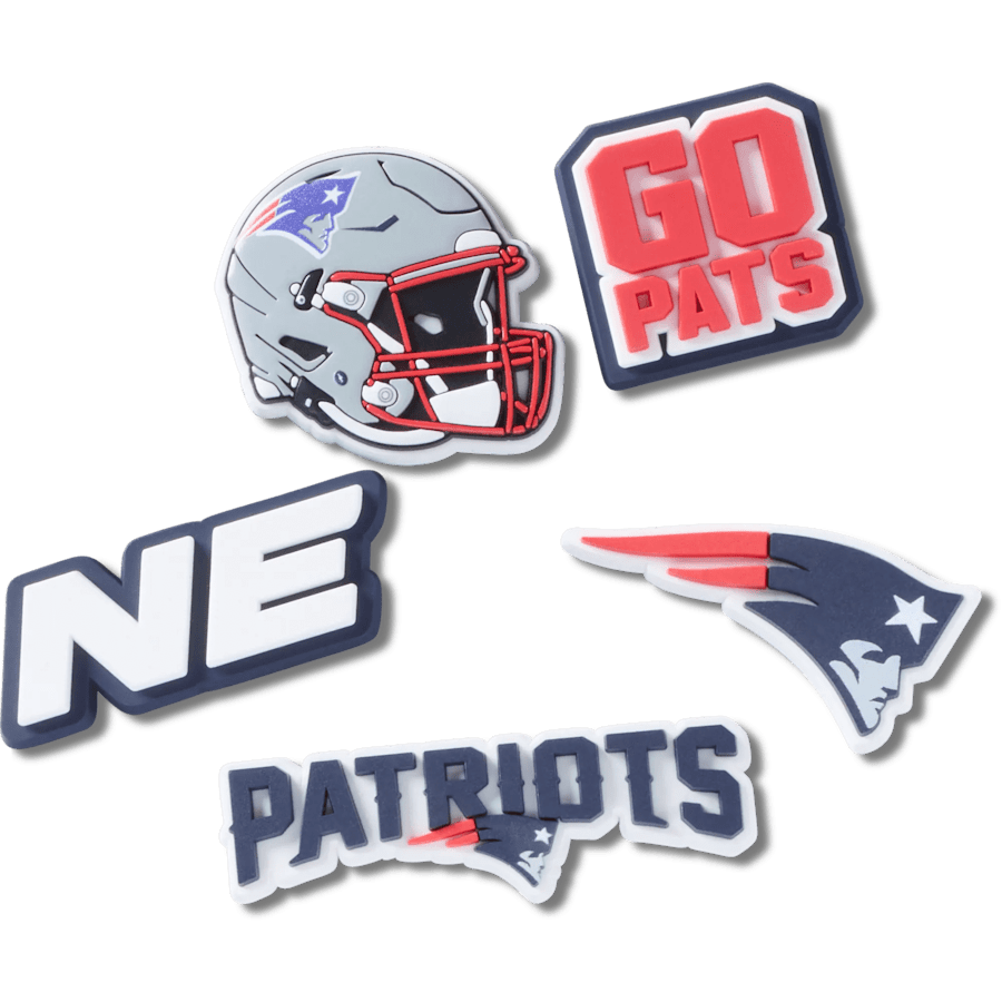 NFL New England Patriots 5 Pack - vue accessoire - Jibbitz Charms