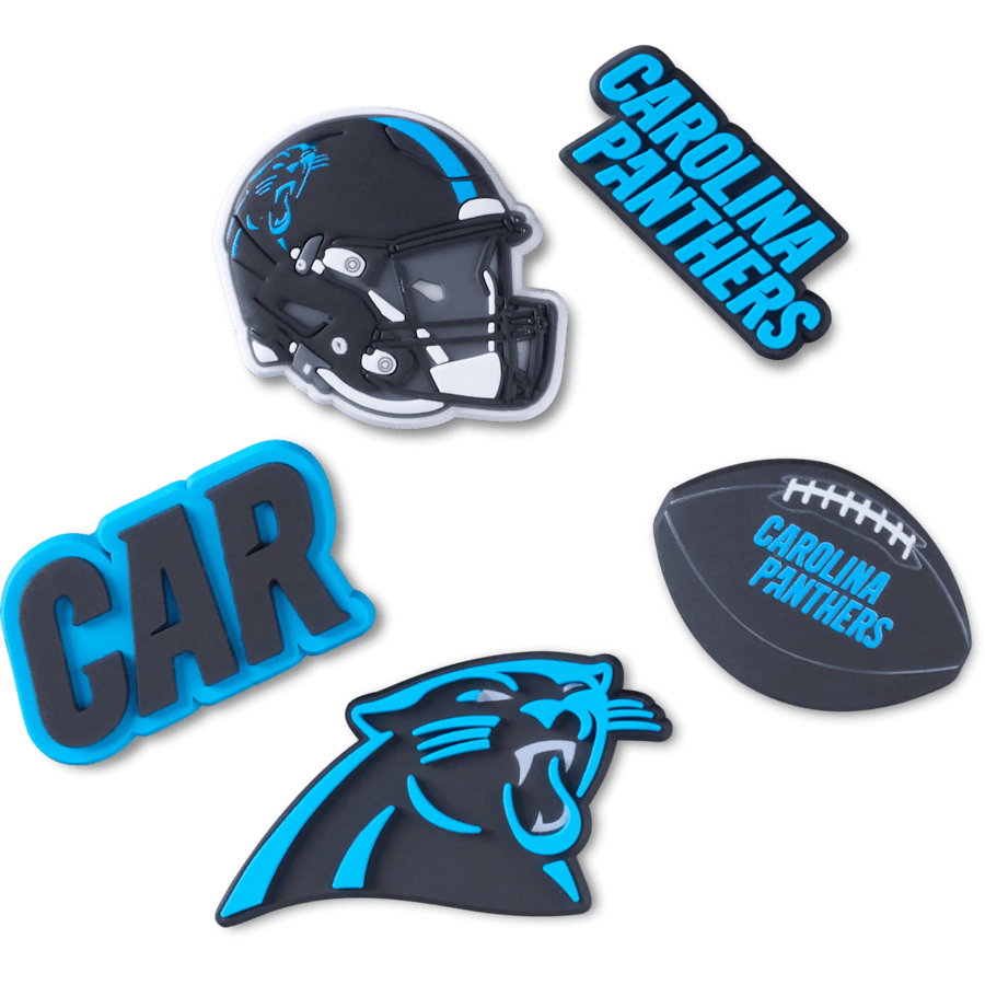 NFL Carolina Panthers 5 Pack - Charm view - Jibbitz Charms
