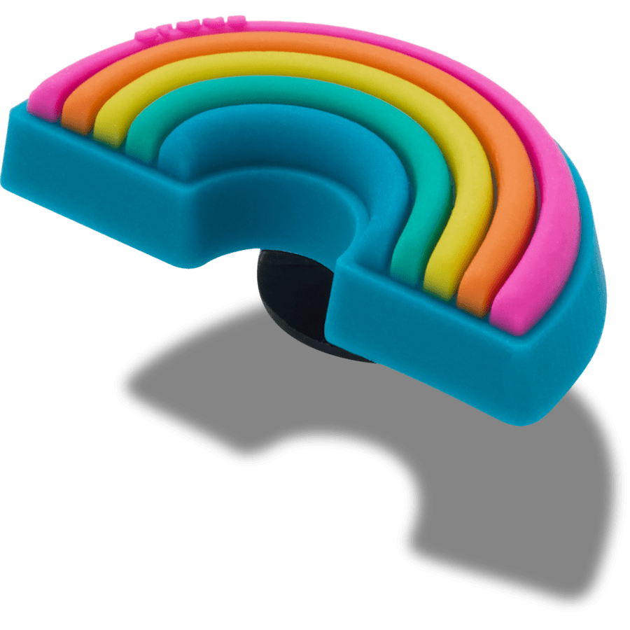 Colors of the  Rainbow - aangepaste hoek - Jibbitz Charms