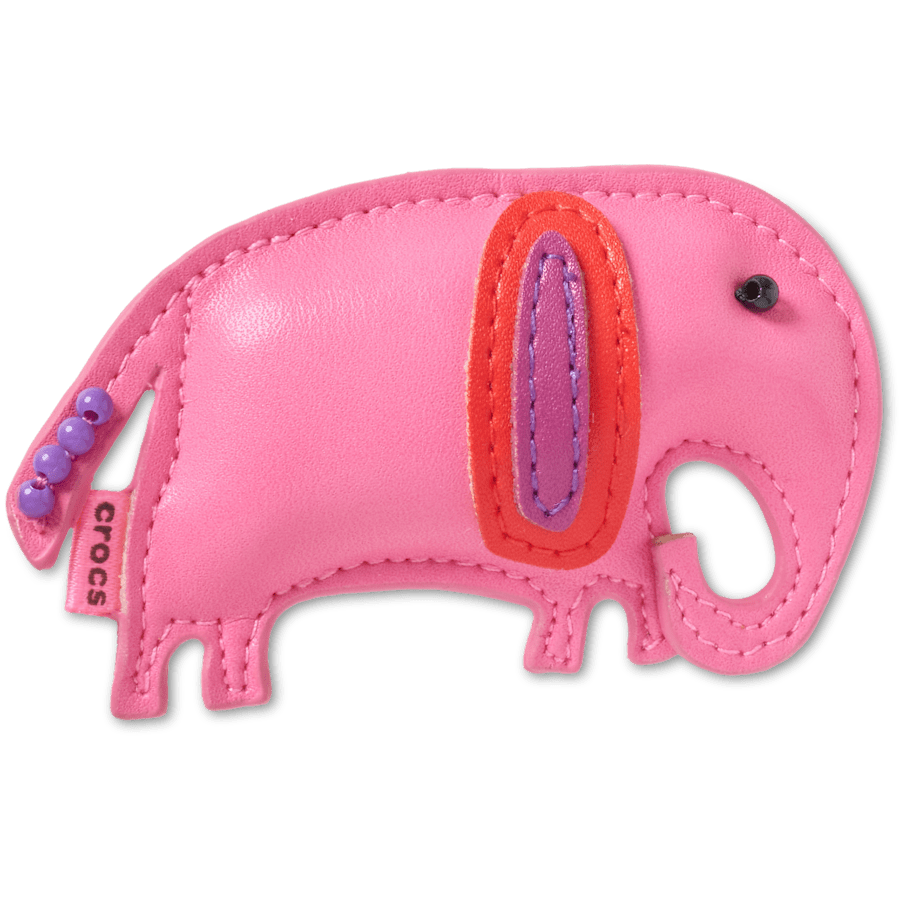 Faux Leathe r Elephant - lisävarustenäkymä - Jibbitz Charms