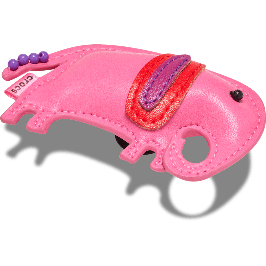 Faux Leathe r Elephant - mukautettu kulma - Jibbitz Charms