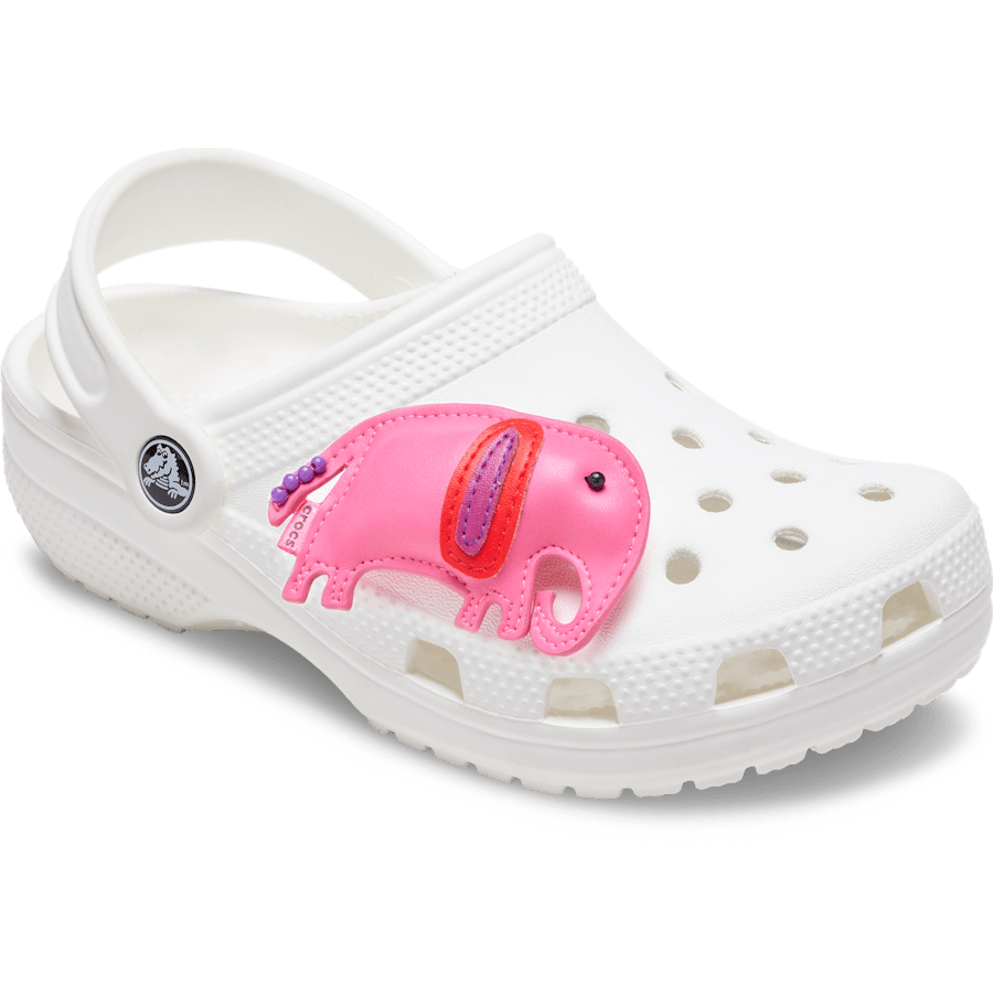 Faux Leathe r Elephant - charm-on-shoes - Jibbitz Charms