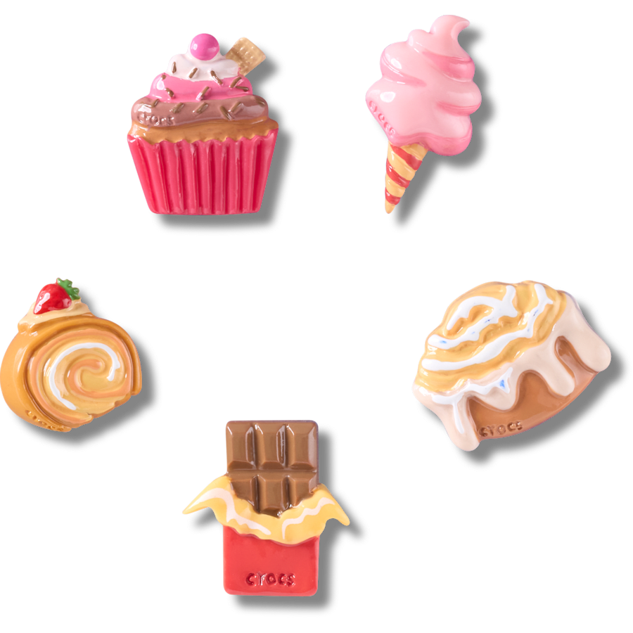 Sweet Treats 5 Pack - charm view - Jibbitz Charms