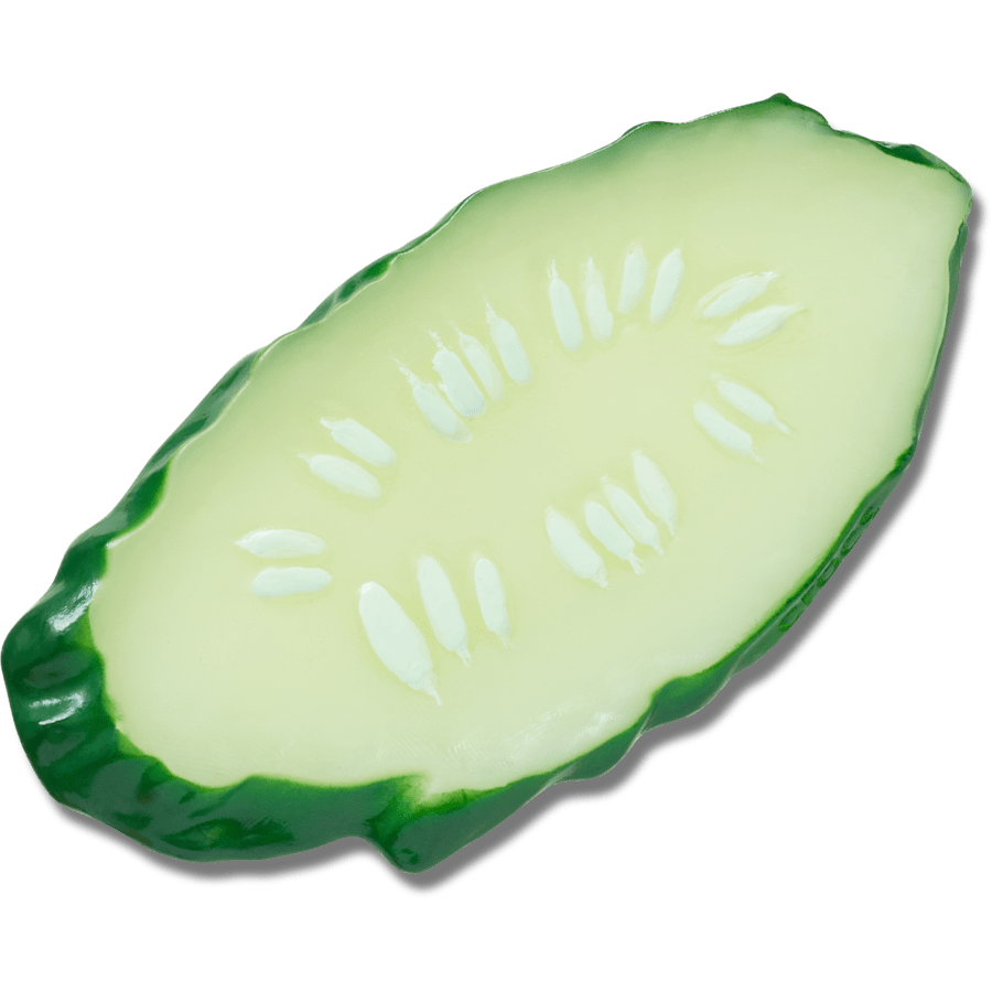 Realistic Cucumber Slice