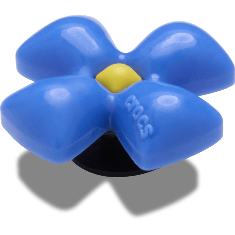 Puffy Blue Flower - Custom Angle - Jibbitz Charms