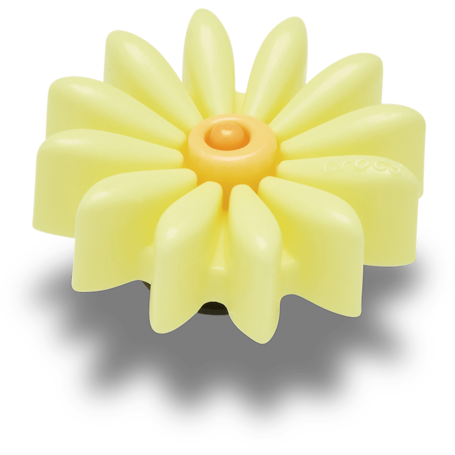Puffy Yellow Daisy - Angle personnalisé - Jibbitz Charms
