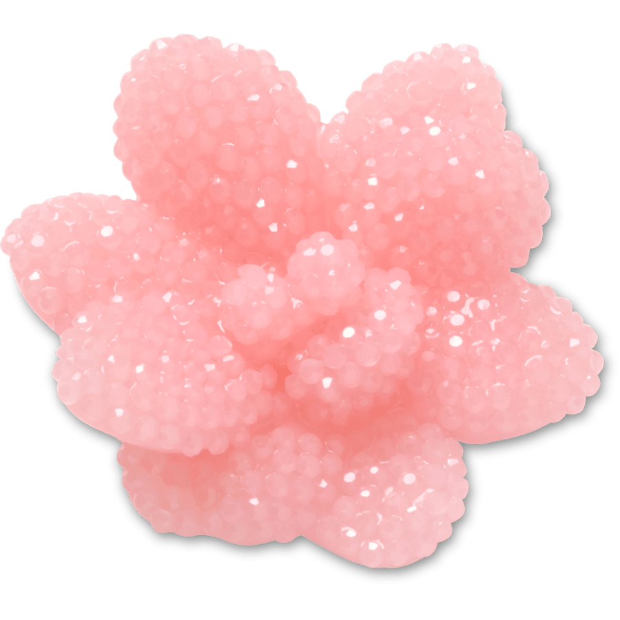 Beaded Pink Flower