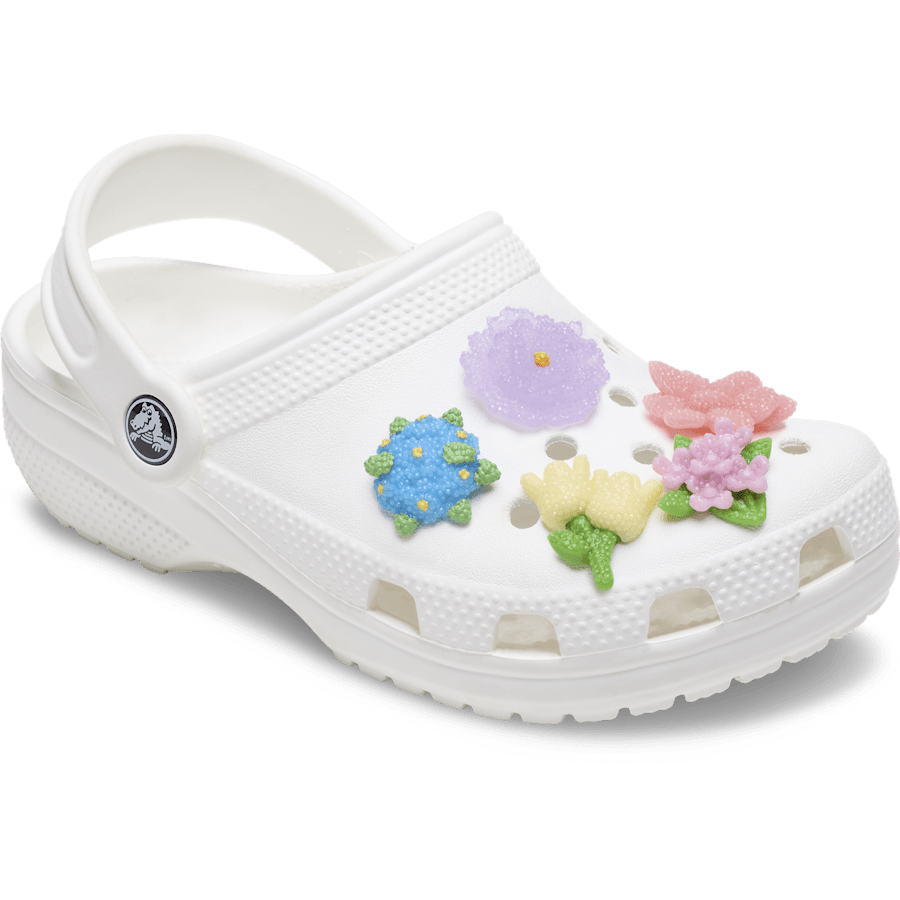 Beaded Flowers 5 Pack - charm-on-shoes - Jibbitz Charms