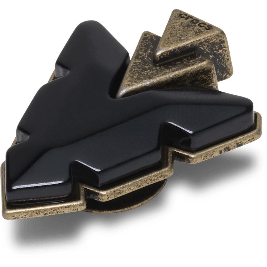 Gold and Black Arrowhead - angle personnalisé - Jibbitz Charms