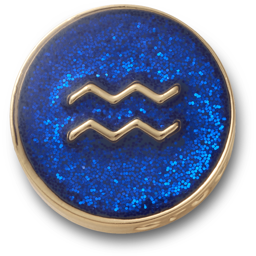 Gold Aquarius - vue accessoire - Jibbitz Charms