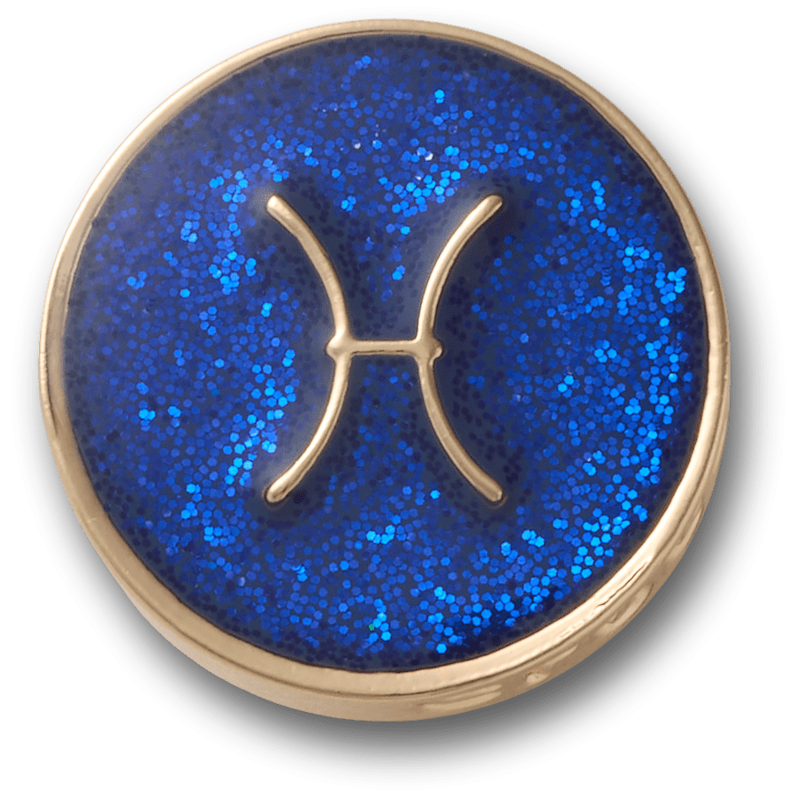 Gold Pisces - vue accessoire - Jibbitz Charms