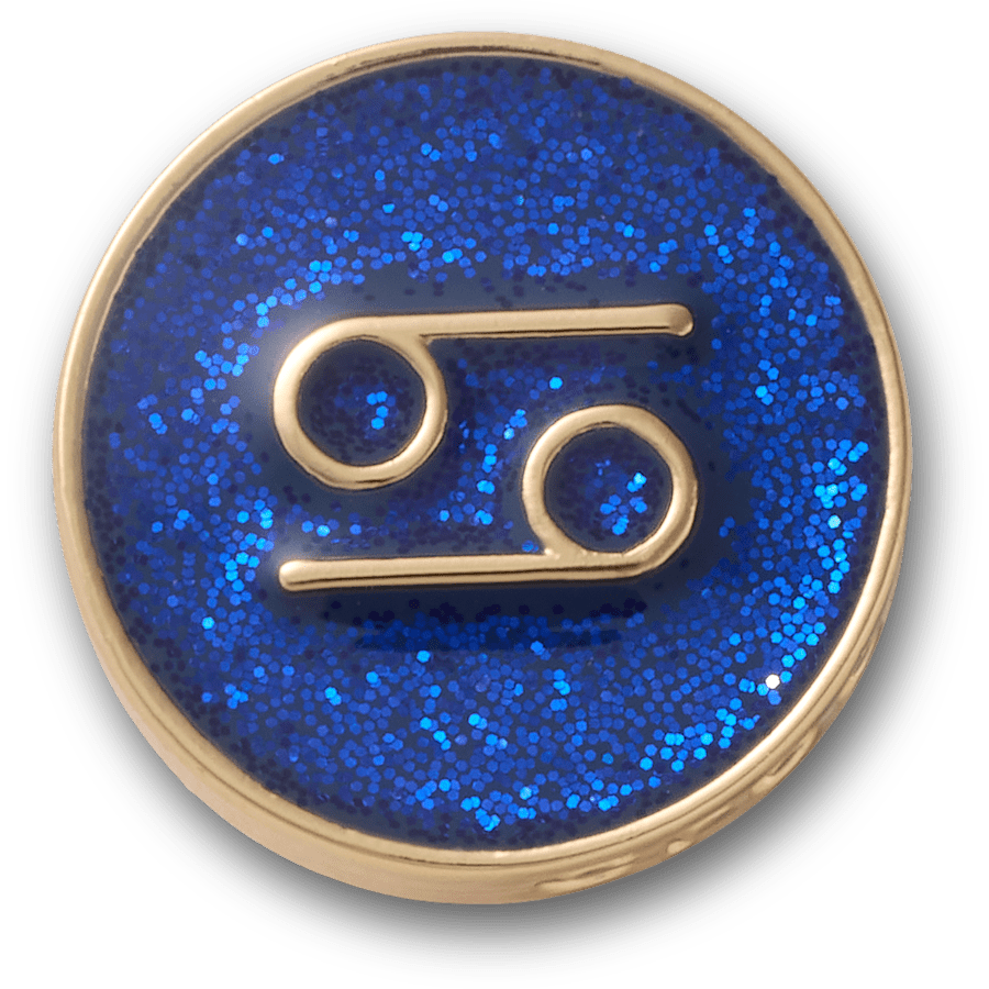 Gold Cancer - vue accessoire - Jibbitz Charms