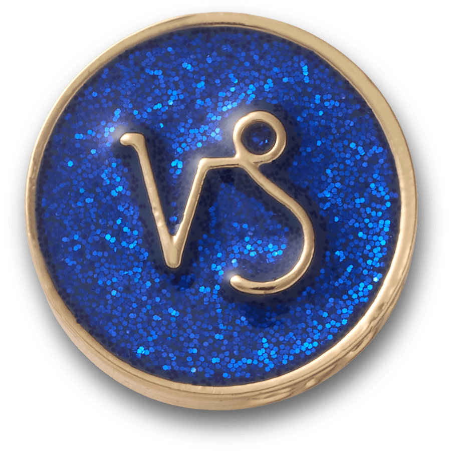 Gold Capricorn - vue accessoire - Jibbitz Charms