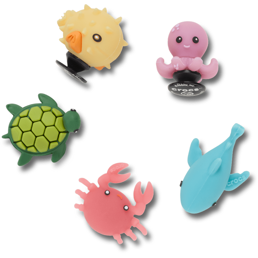 UV Changing Sea Animals 5 Pack - Zubehöransicht - Jibbitz Charms