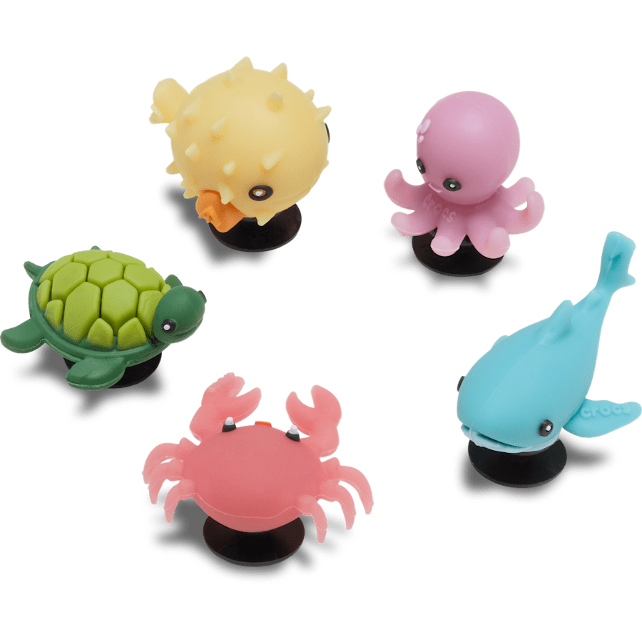 UV Changing Sea Animals 5 Pack - benutzerdefinierter Winkel - Jibbitz Charms