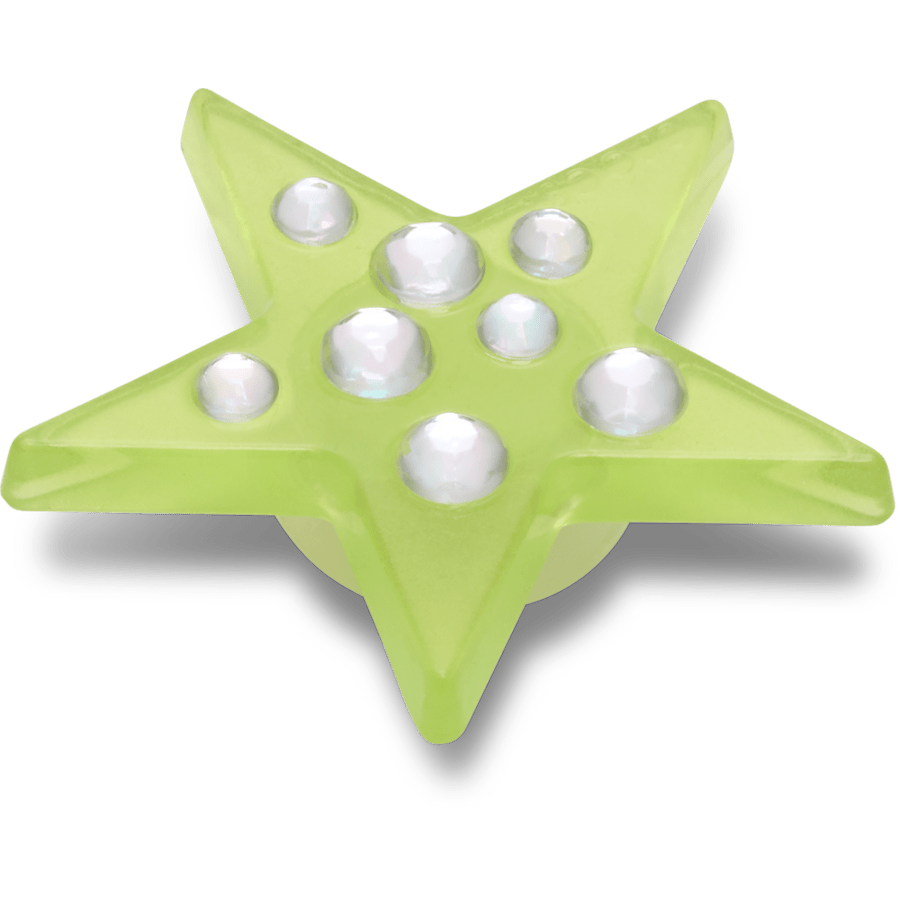 Green Gem Star - Angle personnalisé - Jibbitz Charms
