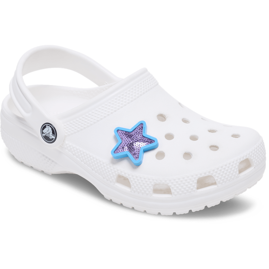 Purple Sequin Star - charm-on-shoes - Jibbitz Charms