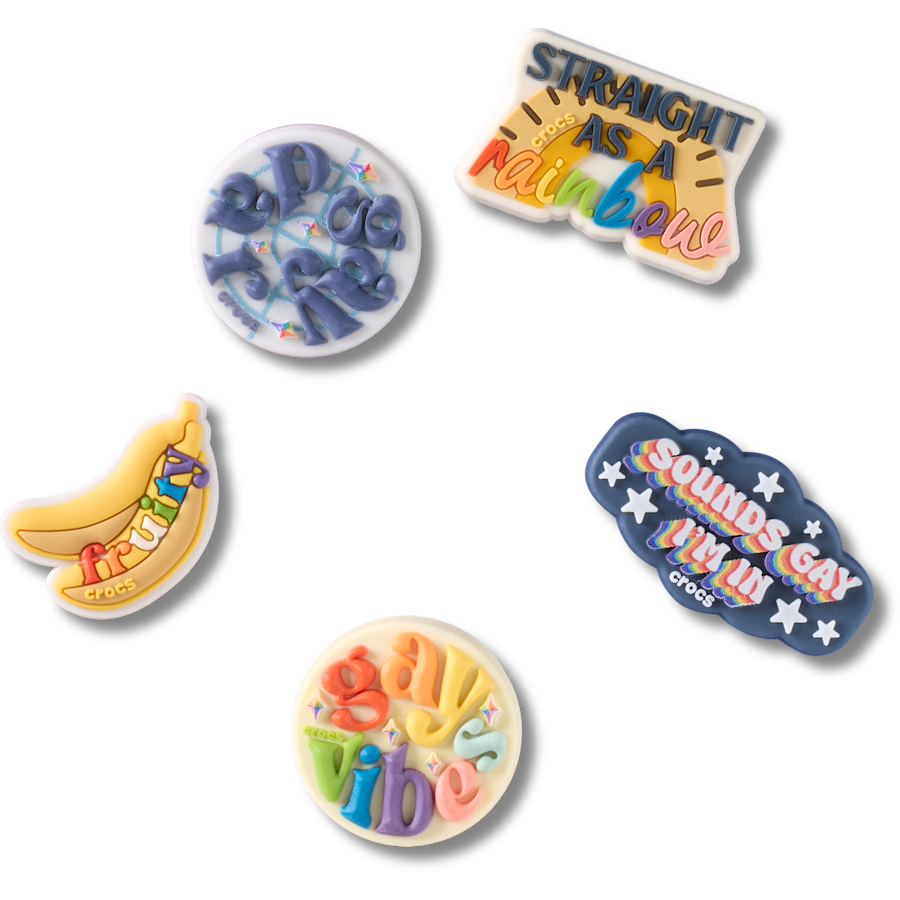 Irreverent Pride 5 Pack - lisävarustenäkymä - Jibbitz Charms