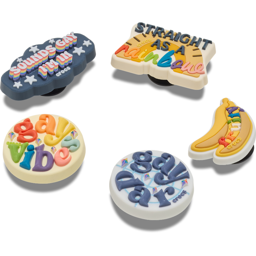 Irreverent Pride 5 Pack - mukautettu kulma - Jibbitz Charms