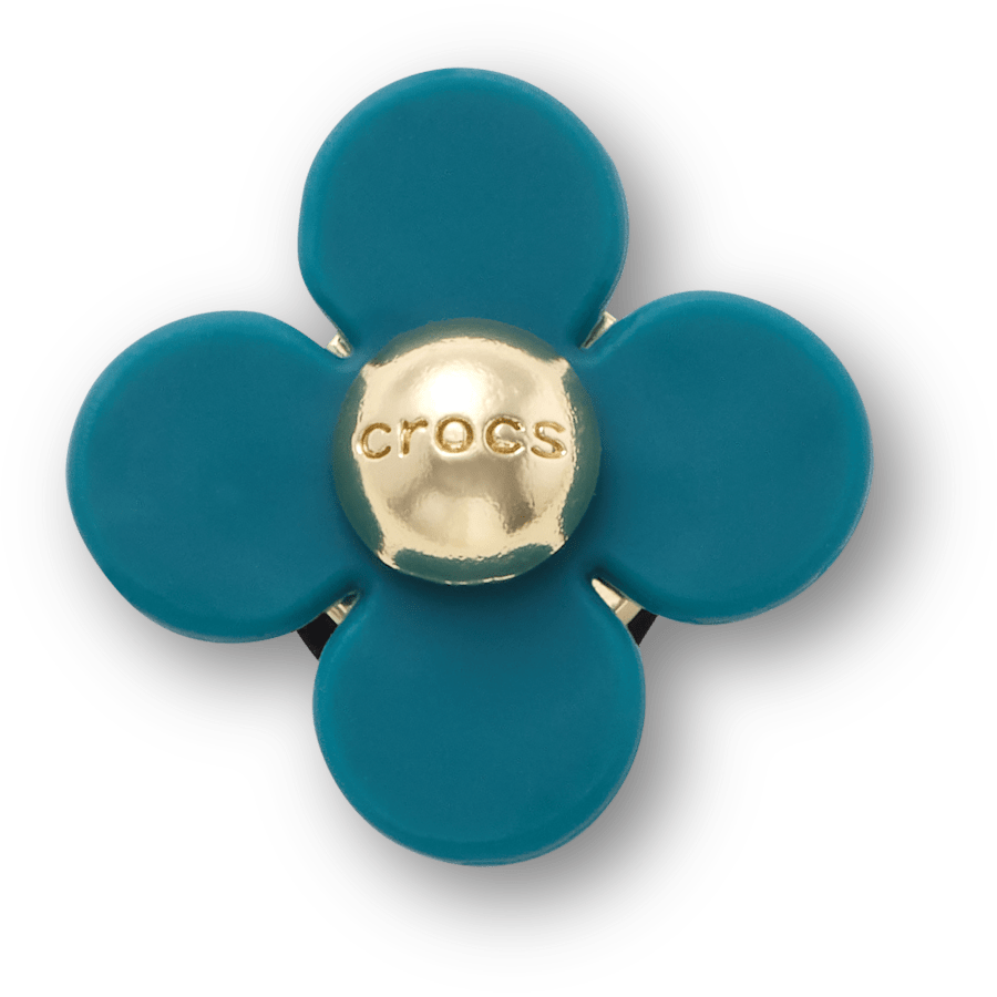Retro Blue Spinner Flower