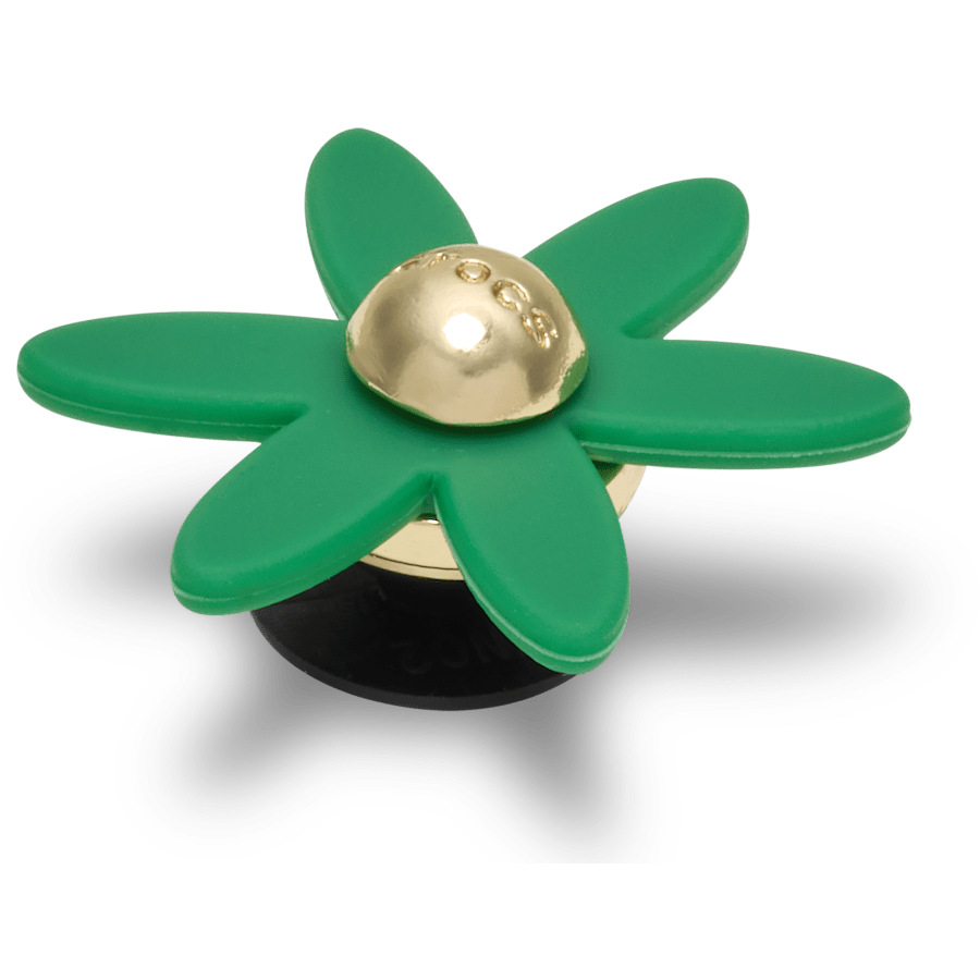 Retro Green Spinner Flower - Custom Angle - Jibbitz Charms