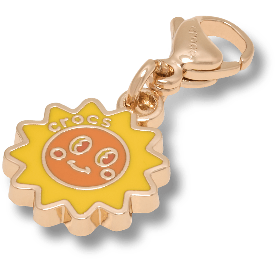 Retro Sun Charm - angle personnalisé - Jibbitz Charms
