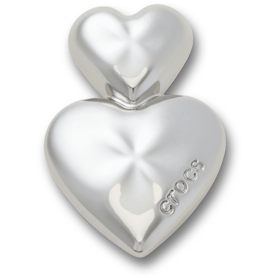 Silver Double Heart