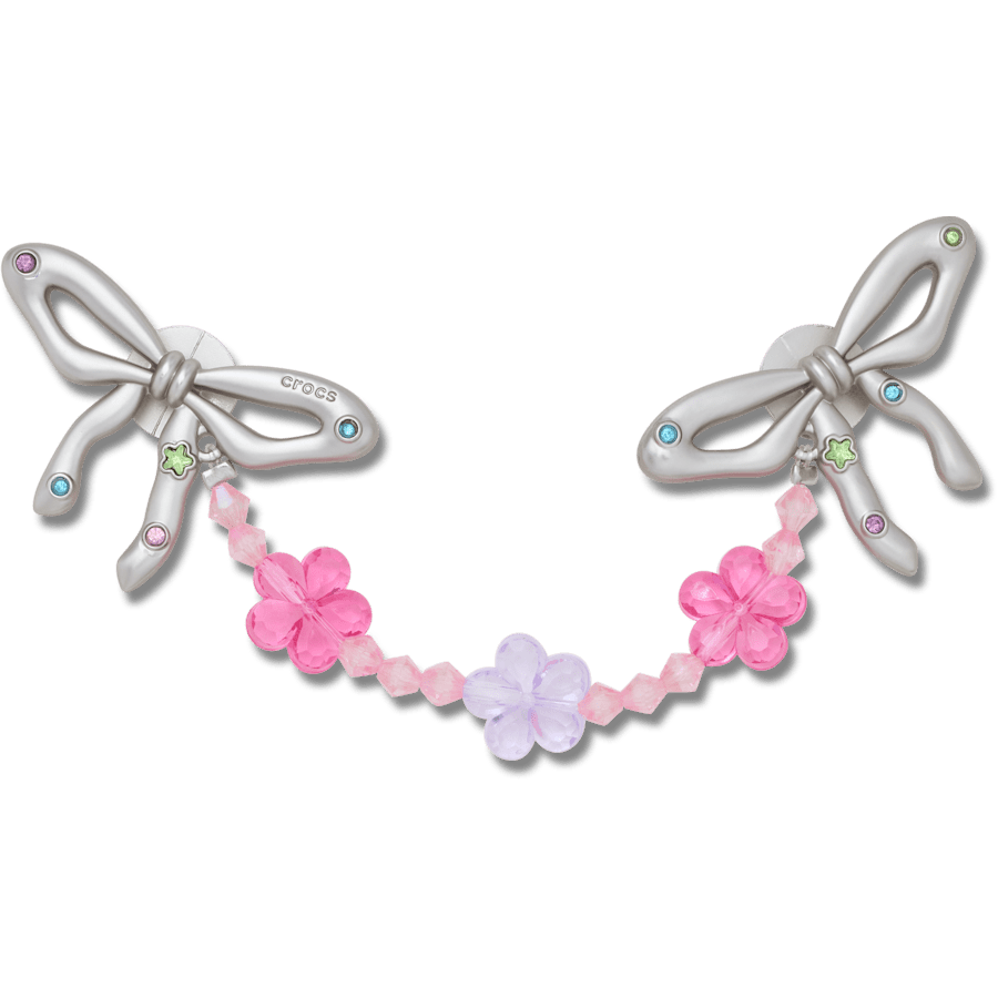 Silver Meta Flower Chain