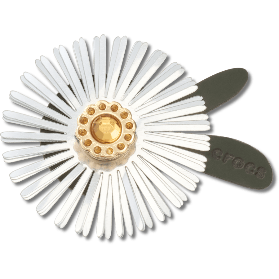 Silver Sequin Flower - lisävarustenäkymä - Jibbitz Charms